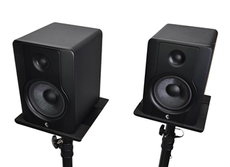 Studio Monitor Speaker Stands with Adjustable Height 730mm - 1080mm